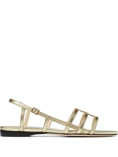 Jimmy Choo сандалии Arien с эффектом металлик