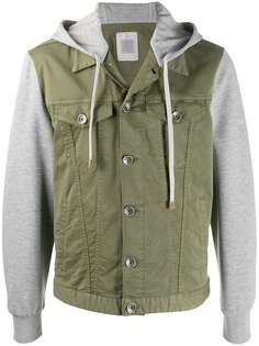 Eleventy джинсовая куртка с капюшоном