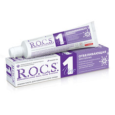 Зубная паста R.O.C.S. Uno Whitening "Отбеливание", 74 г