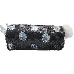 Пенал с пайетками и помпоном Bright Dreams черный Mihi Mihi