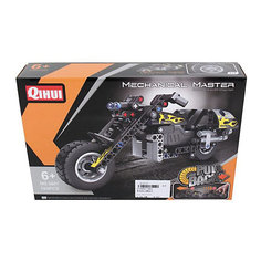 Конструктор инерционный Наша Игрушка "Мотоцикл", 183 детали