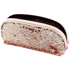 Пенал Mihi-Mihi, с блестками, золотистый