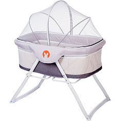 Кровать-колыбель Baby Hit Carrycot, светло-серя