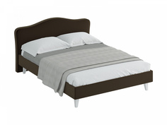 Кровать queen elizabeth (ogogo) коричневый 181x98x216 см.