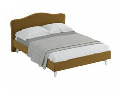 Кровать queen elizabeth (ogogo) желтый 181x98x216 см.