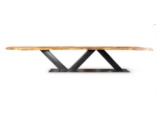 Стол обеденный slab table (desondo) коричневый 465x73x120 см.