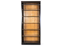 Шкаф-библиотека pianola (desondo) черный 100x230x35 см.