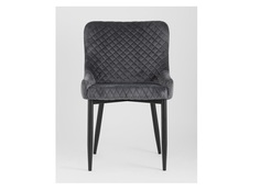 Стул мягкий ститч (stool group) серый 51x83x61 см.