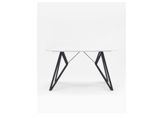 Стол обеденный денвер (stool group) белый 140x76x90 см.