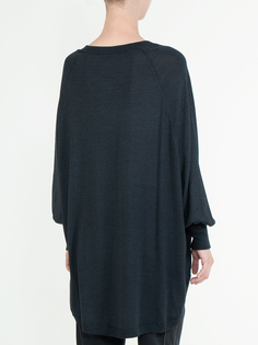 Однотонный пуловер M13811102 Т.Синий Brunello Cucinelli