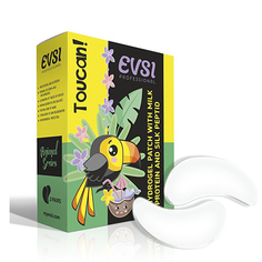 EVSI, Патчи Toucan! Milk Protein and Silk Peptid, 4 шт.