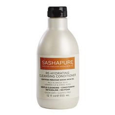 Sashapure, Кондиционер для волос Re-hydrating Сleansing, 355 мл
