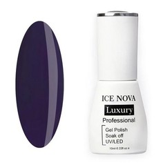Ice Nova, Гель-лак Luxury №107, Eggplant