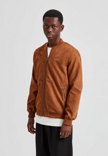 Куртка кожаная Pull&Bear 