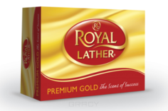 Domix, Мыло туалетное Royal Lather Premium Gold, 125 г Savannah Soap