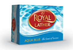 Domix, Мыло туалетное Royal Lather Aqua Blue, 125 г Savannah Soap