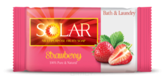 Domix, Мыло туалетное Solar Multipurpose Soap Strawberry, 250 мл