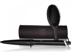 Domix, Набор Конусная плойка Curve Creative Curl Wand, овальная щетка, термостойкий коврик, термостойкая перчатка Ghd