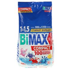 Стиральный порошок для ручной стирки BiMAX 100 пятен, 900 г