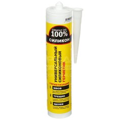 Герметик силиконовый Ремонт на 100% H1619 универсальный прозрачный, 260 мл