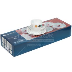 Сервиз чайный из стеклокерамики, 12 предметов, Эвридика К1813 Daniks
