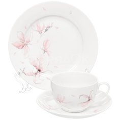 Сервиз чайный из керамики, 3 предмета, Фритюм Daniks