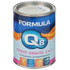 Грунт-эмаль Formula Q8 вишневая по ржавчине, 0.9 кг