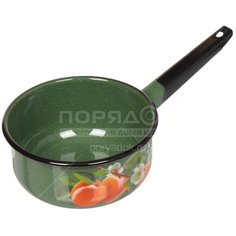 Ковшик эмалированный Сибирские товары С2008/С2008*59/С2008.В*59, 1.5 л, цвет и СтальЭмаль