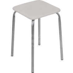 Табурет с мягким сиденьем Nika Эконом ТЭ3/С серый, 29х29 см