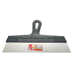 Шпатель фасадный Bartex нержавеющий с пластмассовой ручкой, 450 мм