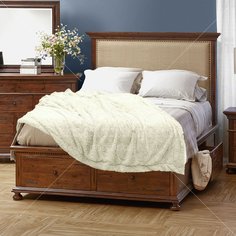 Плед Buenas noches евро (220х240 см) искусственный мех молочный TF F072ML 78529