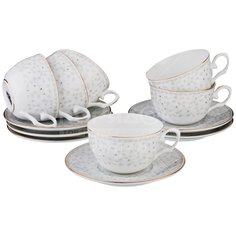 Сервиз чайный из керамики, 12 предметов, Вивьен 760-531