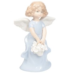 Фигурка декоративная Девочка с корзинкой, 14 см, Y6-2119 I.K