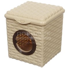 Контейнер для порошка Виолет Ротанг 2003/2 бежевый, 3 л Violet