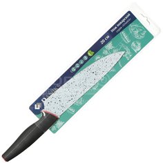 Нож кухонный стальной Daniks Оланга YW-A226-CH поварской, 20 см