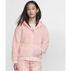 Куртка из материала Sherpa для девочек школьного возраста Nike Sportswear