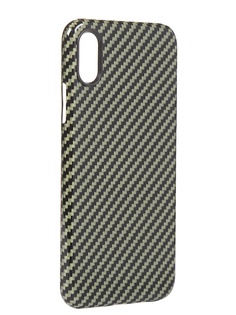 Чехол Red Line для APPLE iPhone X Carbon Glossy Green УТ000021535
