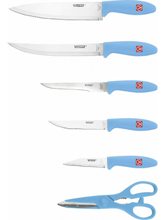 Набор ножей Vitesse VS-8130 Blue