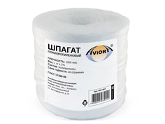 Шпагат полипропиленовый Aviora ПП 1600 текс, бобина 1kg White 409-067