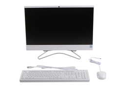 Моноблок HP 24-f0160ur White 8TY30EA (Intel Core i5-9400T 1.8 GHz/8192Mb/1000Gb/nVidia GeForce MX110 2048Mb/Wi-Fi/Bluetooth/Cam/23.8/1920x1080/DOS)