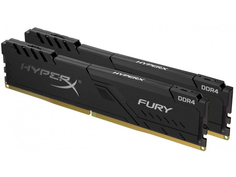 Модуль памяти HyperX Fury Black DDR4 DIMM 3466MHz PC27733 CL17 - 64Gb Kit (2x32Gb) HX434C17FB3K2/64