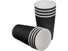 Одноразовые стаканы Huhtamaki 400ml NDW16 Black 25шт