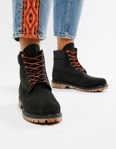 Черные ботинки высотой 6 дюймов Timberland Premium-Черный