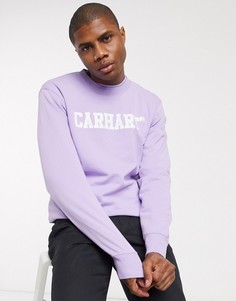 Лавандовый свитшот Carhartt WIP College-Фиолетовый