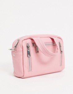 Розовая сумка через плечо Nunoo-Розовый