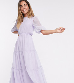 Лавандовое платье макси Missguided-Фиолетовый цвет