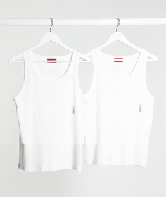 Набор из 2 маек белого цвета с логотипом HUGO bodywear-Белый