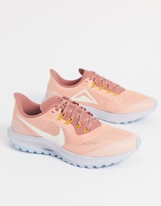 Розовые кроссовки для бега Nike Air Running Zoom Pegasus 36-Розовый цвет