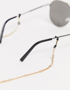 Золотистая цепочка для солнцезащитных очков в винтажном стиле ASOS DESIGN-Золотой