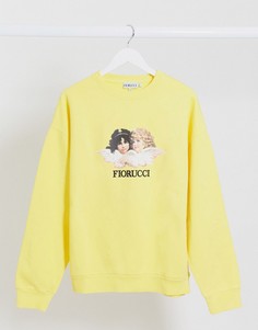 Желтый свитшот Fiorucci